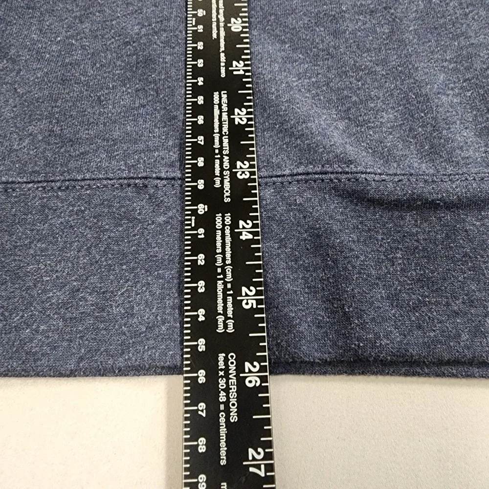 Polo Ralph Lauren Mens Blue Shawl Collar Fleece Pullover Elbow Patches Large